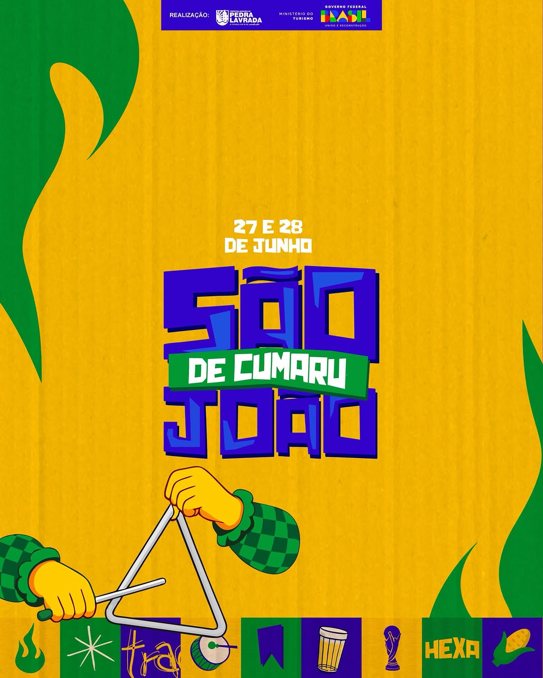 Atenção, 👀 você não pode ficar de fora dessa festa. Chame os amigos, a família e venha...