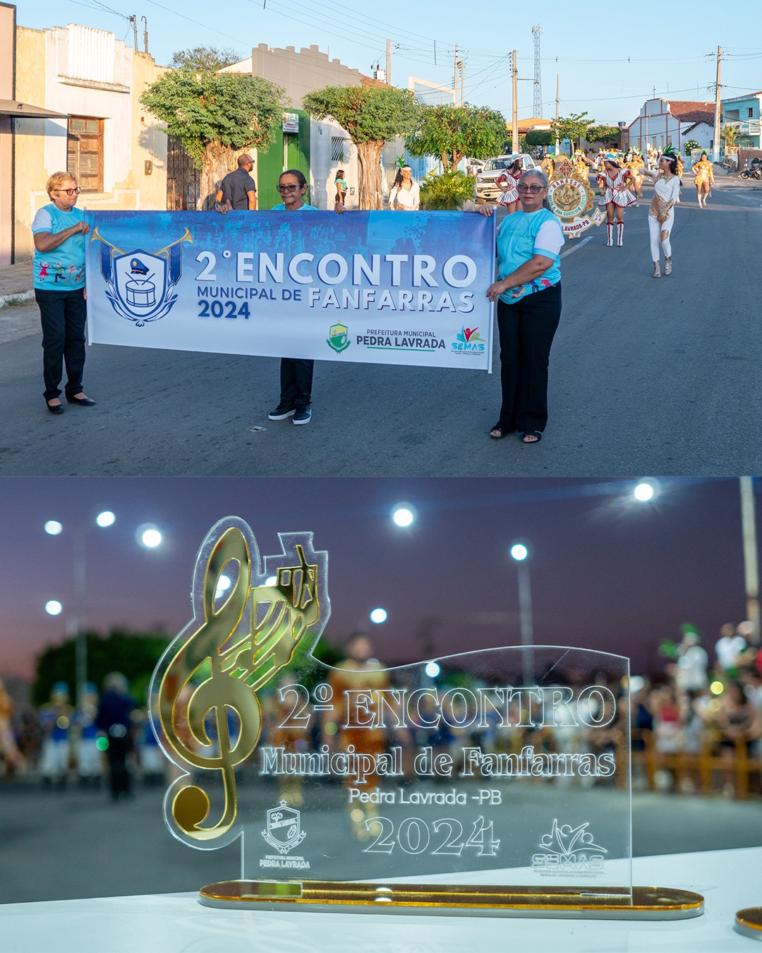 Prefeitura de Pedra Lavrada realiza o 2º Encontro Municipal de Fanfarras com grande sucesso.
