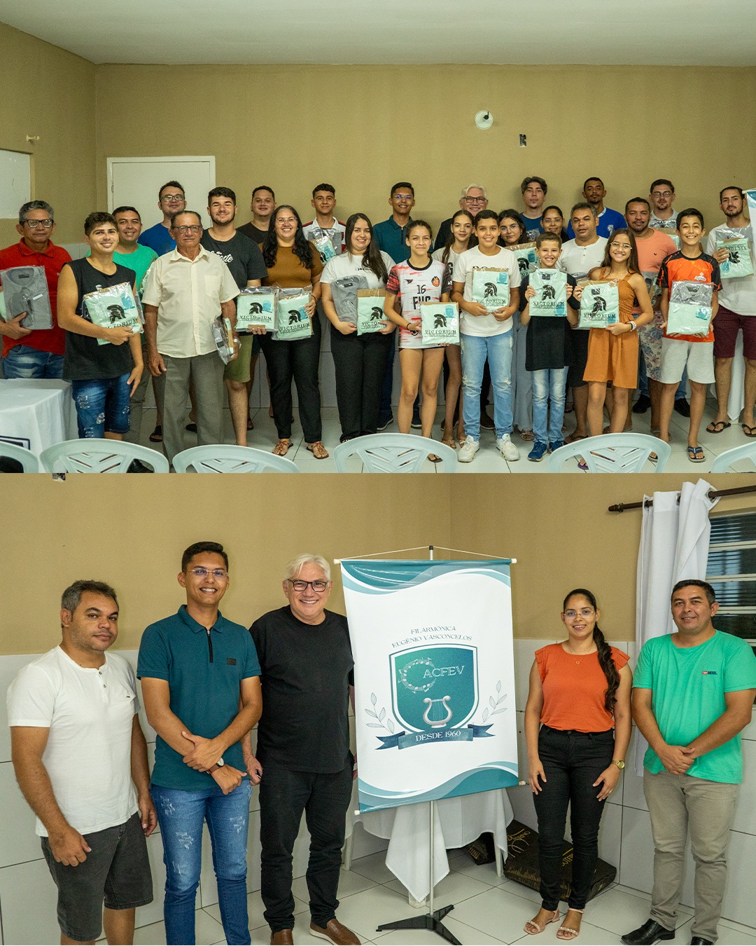Filarmônica Eugênio de Vasconcelos recebe novos fardamentos