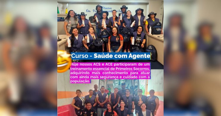 ACS e ACE participam de treinamento em Primeiros Socorros em Pedra Lavrada