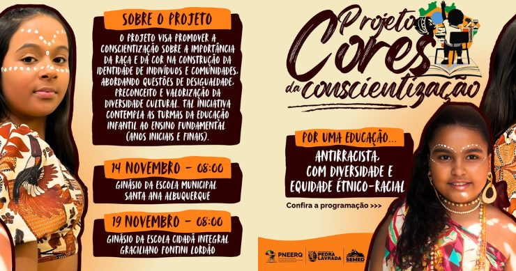 Projeto “Cores da Conscientização” promove reflexão sobre diversidade nas escolas de Pedra Lavrada