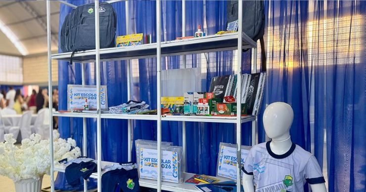 Pedra Lavrada apresenta novos fardamentos e kits escolares para o ano letivo de 2026
